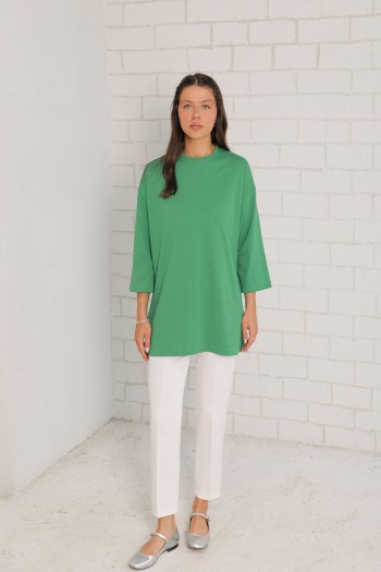 YEŞİL Basic Tunik 3-3108