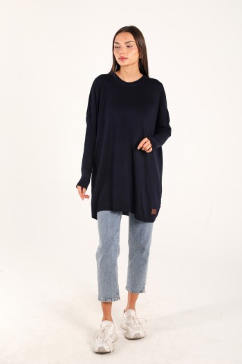 LACIVERT Basic Triko Tunik 70-2171