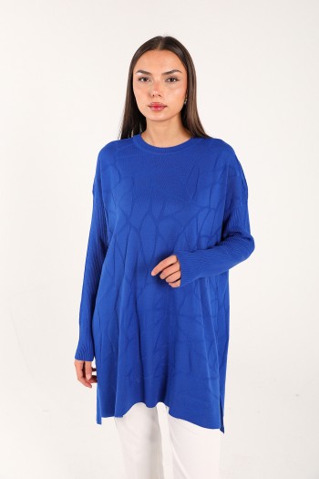 SAKS Desenli Triko Tunik 70-2207